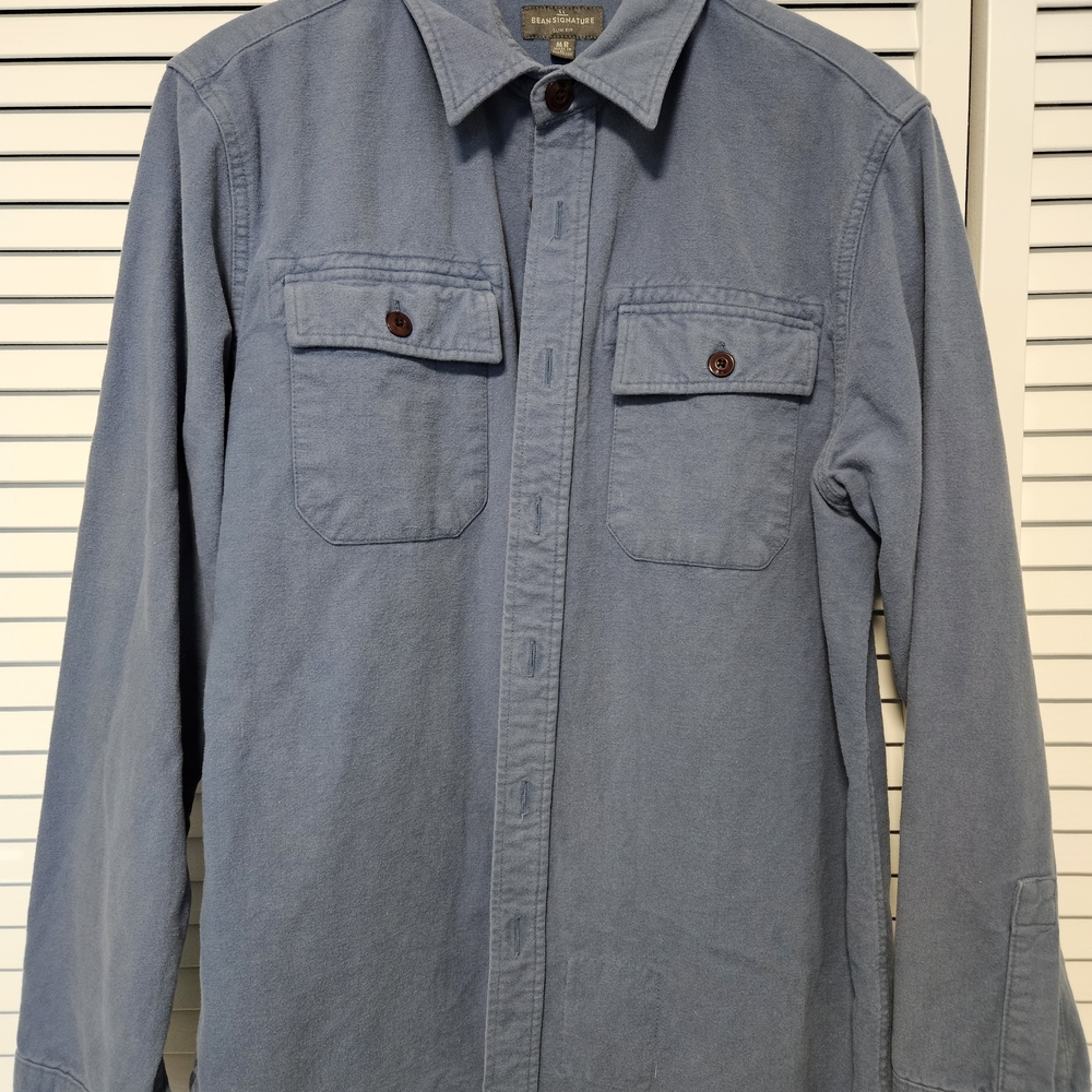 LL Bean 1933 Chamois Signature Fannel